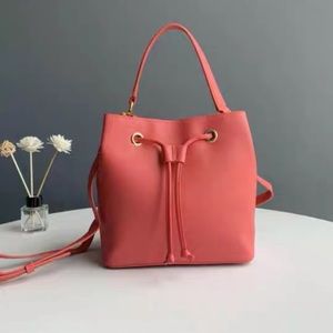 New lipstick pink bucket handbag bag